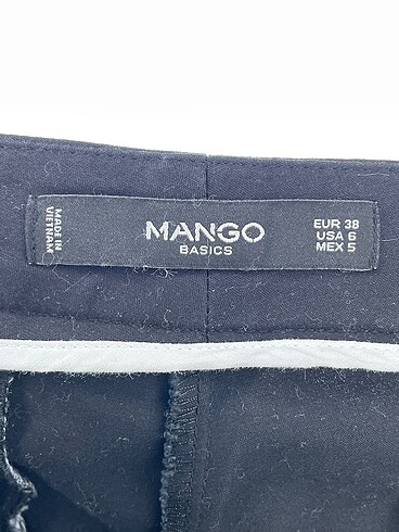 38 Beden siyah Renk Mango Düz Kesim %70 İndirimli.