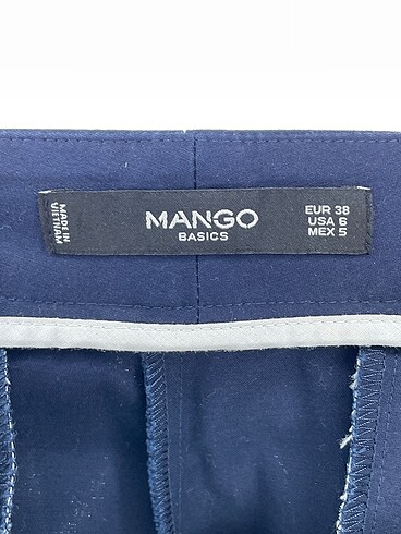 38 Beden lacivert Renk Mango Düz Kesim %70 İndirimli.