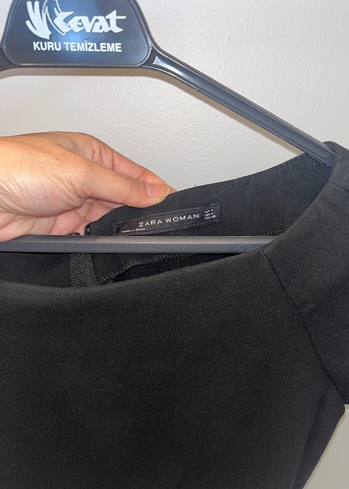 Zara siyah elbise - Görsel 2