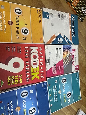 Tüm 9.sınıf test kitapları