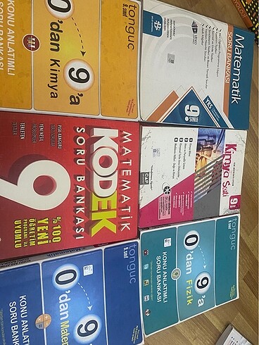 Tüm 9.sınıf test kitapları