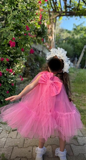 Pembe elbise 3 yaş
