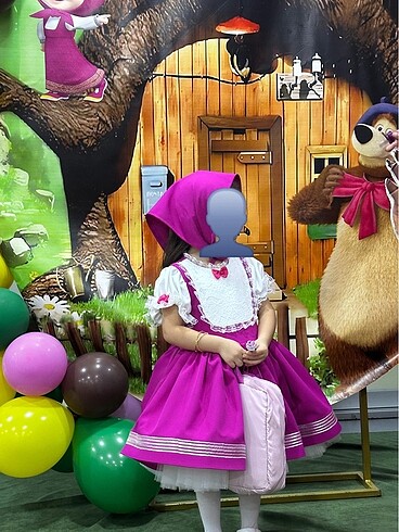 Maşa elbise 3 yaş