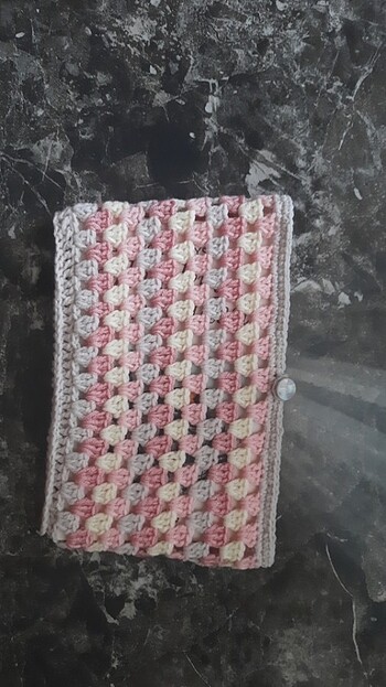 Örgü kitap kılıfı 