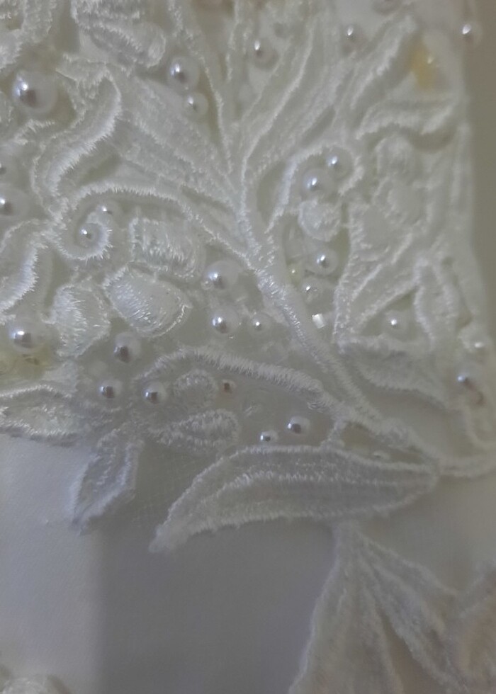 Fransız güpür gelinlik  - Görsel 3