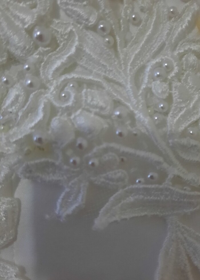 Fransız güpür gelinlik  - Görsel 4