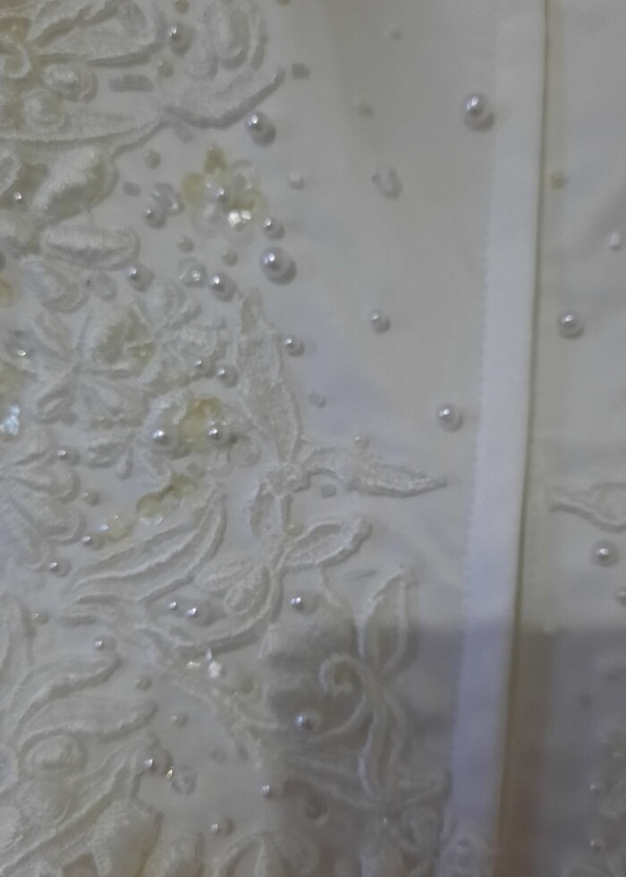 Fransız güpür gelinlik  - Görsel 5