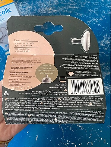 Diğer tomme tippee Emzik