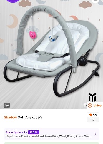  Beden Shadow Soft Gri Bebek Ana kucağı