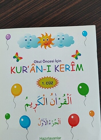 Renkli Kur'an-ı Kerim cüzü çocuklar için