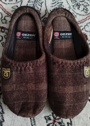 Kahverengi Erkek Sıcak Terlik - Görsel 2