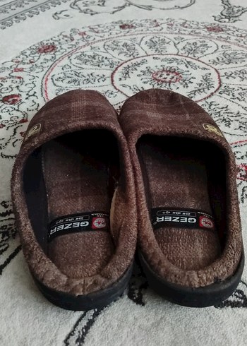 Kahverengi Erkek Sıcak Terlik - Görsel 4