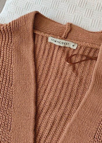 Bej Midi Triko Hırka, Rahat ve Bohem - Görsel 2