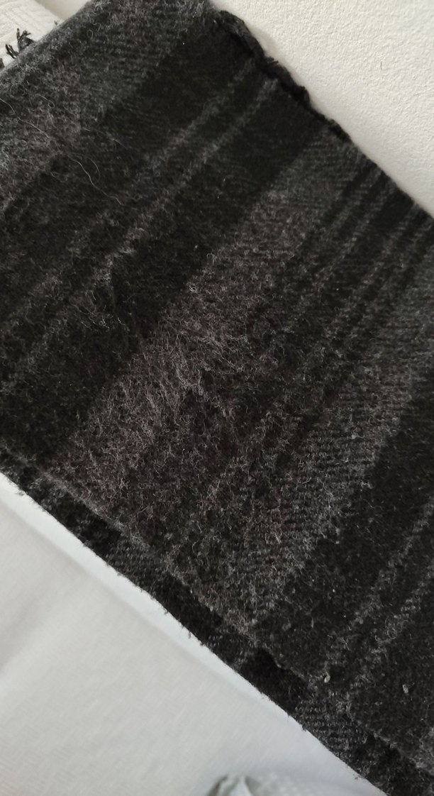 Siyah Gri Bohem Erkek Atkı - Görsel 4