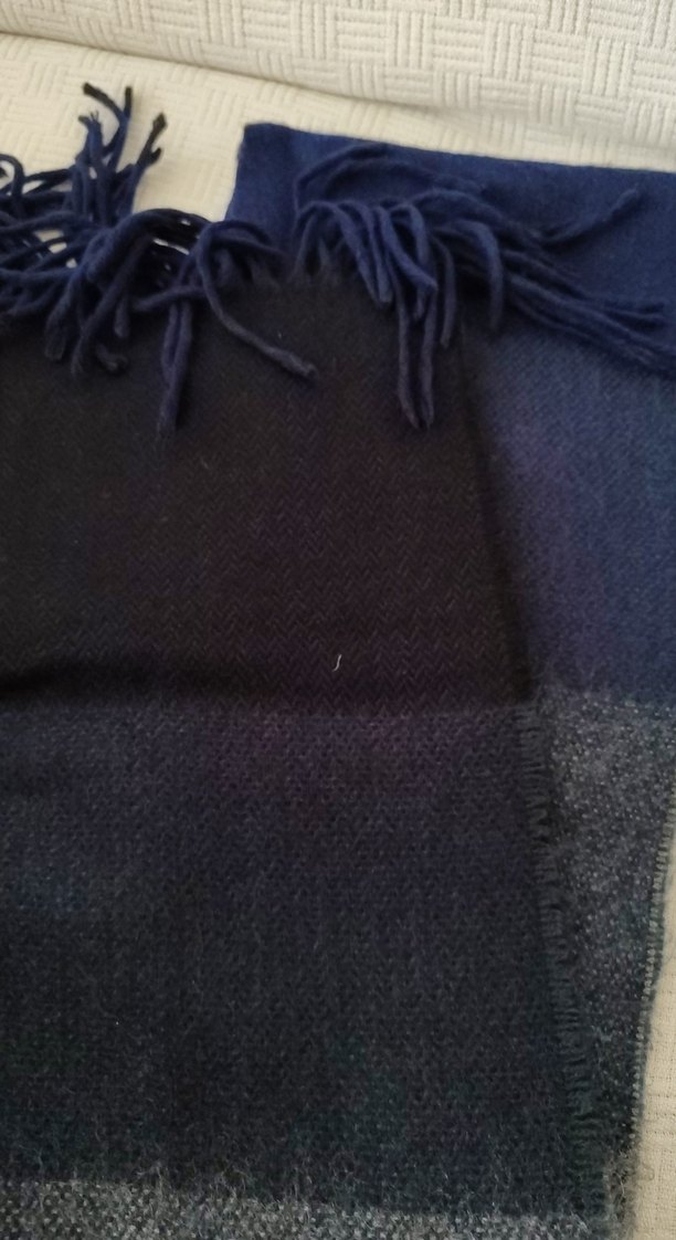 lacivert -gri erkek atkı - Görsel 5