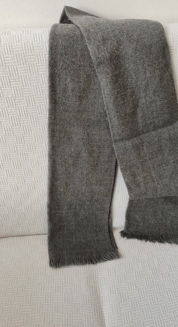 Erkek Gri Uzun atkı - Görsel 3