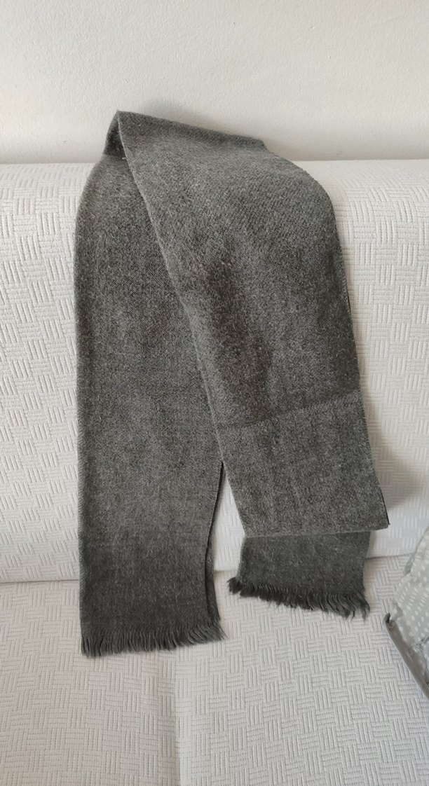 Erkek Gri Uzun atkı - Görsel 2