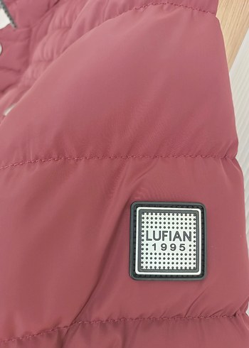 s/m Beden Lufian Marka Bordo Düğmeli Erkek Mont