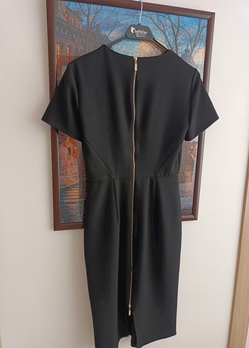 Siyah Kalem Elbise - Görsel 2