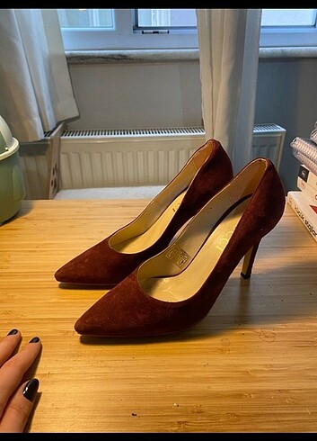38 Beden bordo Renk Gucci topuklu ayakkabı 
