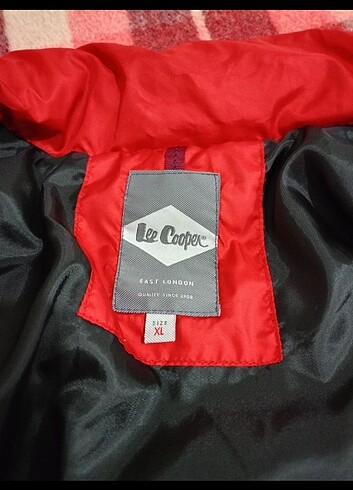 xl Beden kırmızı Renk Lee cooper erkek mont