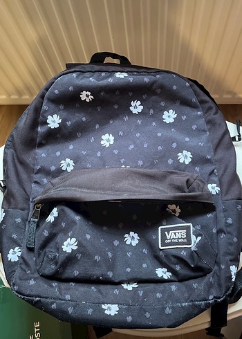 Vans Siyah Baskılı Kadın Sırt Çantası