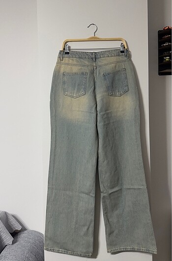 34 Beden Eskitme baggy jeans