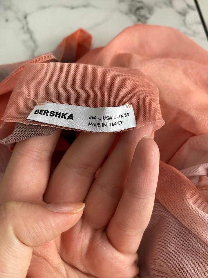 Drapeli Çok Renkli Uzun Kadın Elbise - Görsel 2