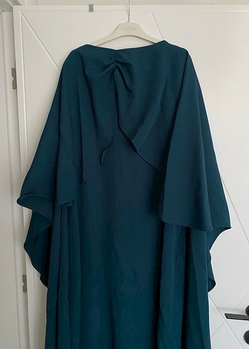 Uzun Yeşil Abiye Elbise - Görsel 3