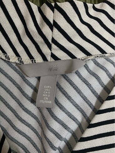 H&M Çizgili bluz