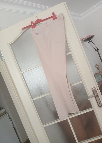 Bej Kadın Kumaş Pantolon