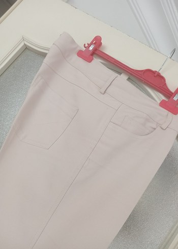 Seçil Bej Kadın Kumaş Pantolon