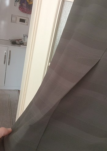 Diğer asker yeşili kumaş kendinden desenli etek