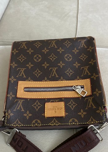 Kahverengi Deri Kadın Çapraz Çanta - Görsel 5