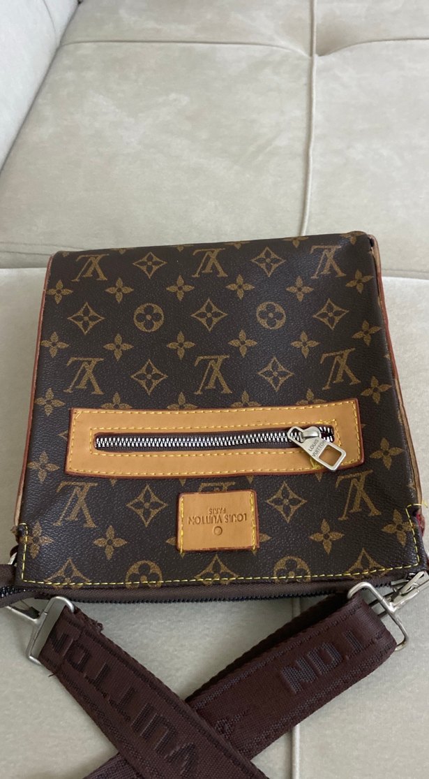 Kahverengi Deri Kadın Çapraz Çanta - Görsel 5