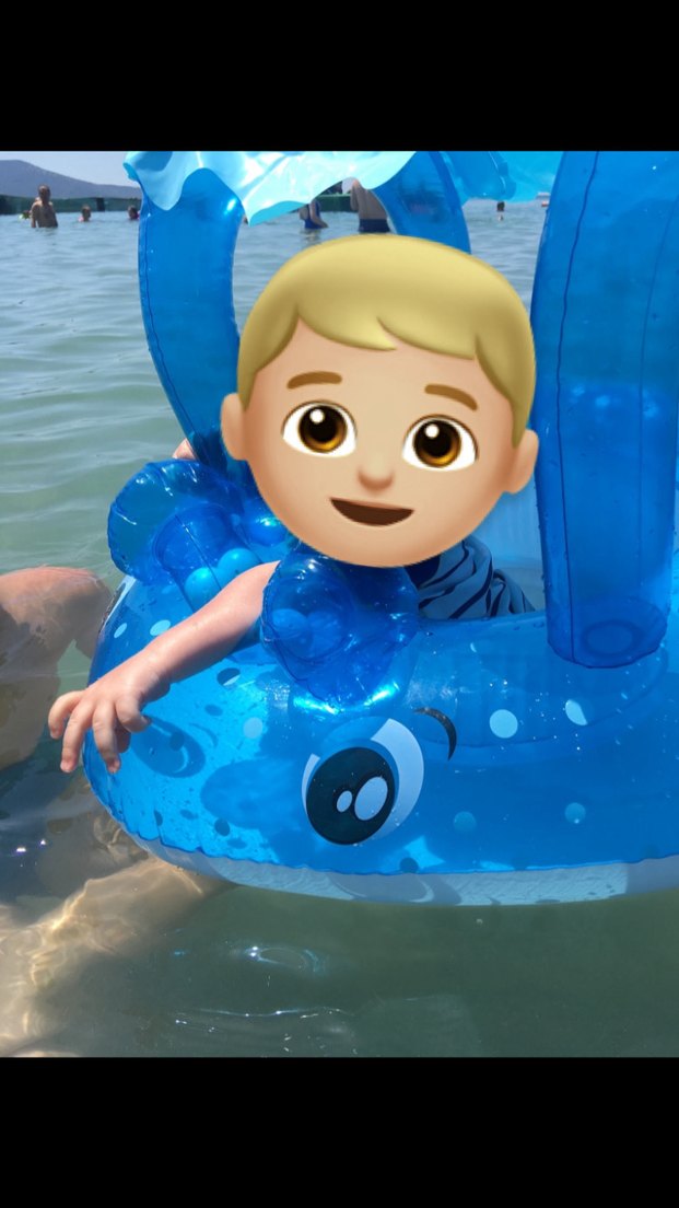 Çocuklar için Mavi Deniz Can Simidi - Görsel 2