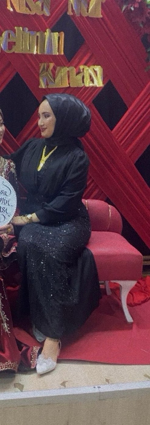 Uzun Kollu Siyah Tesettür abaya - Görsel 2