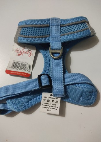 Beden Renk Mavi Köpek Göğüs Tasması XS