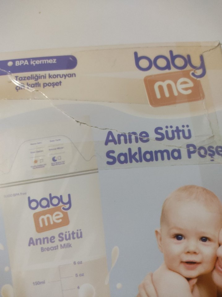 Baby Me Anne Sütü Saklama Poşeti 25 Adet - Görsel 5