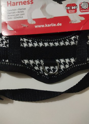 Siyah Reflektörlü Köpek Göğüs Tasması - Görsel 6