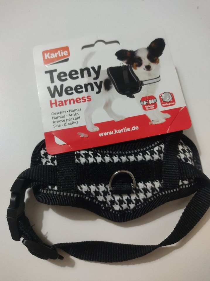 Siyah Reflektörlü Köpek Göğüs Tasması - Görsel 5