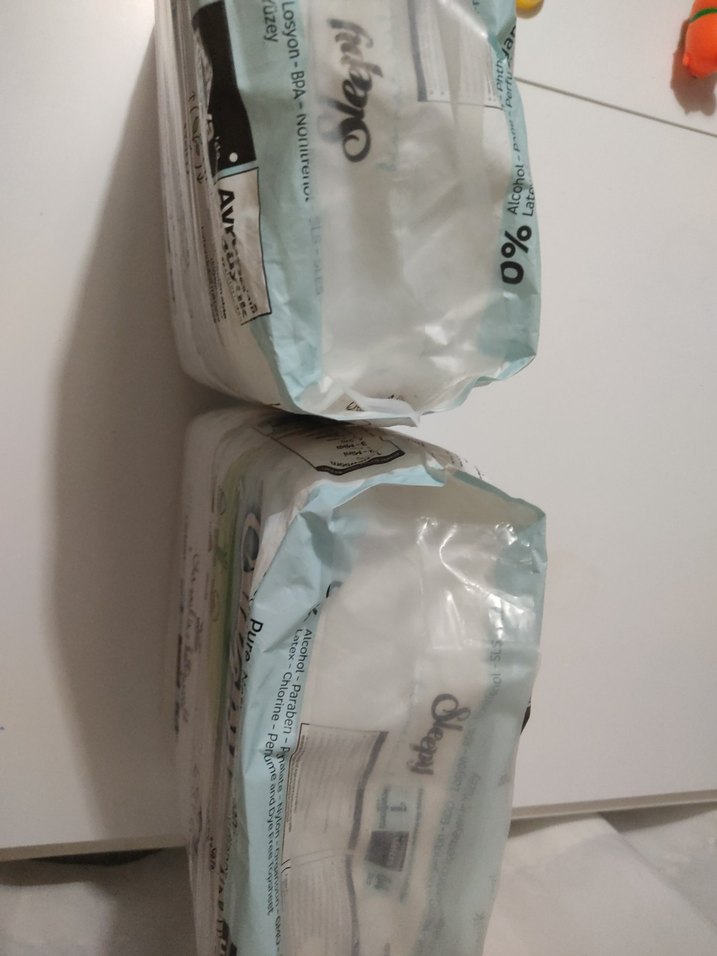 Sleepy Bio Natural Yenidoğan Bebek Bezi 64'lü - Görsel 3