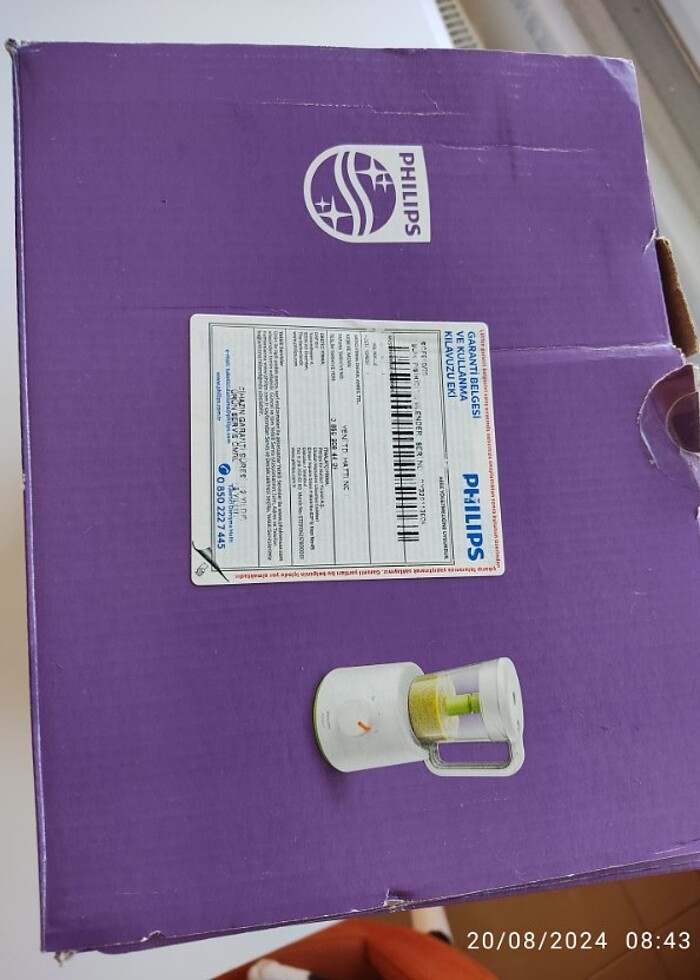 Philips avent buhar blender  - Görsel 3