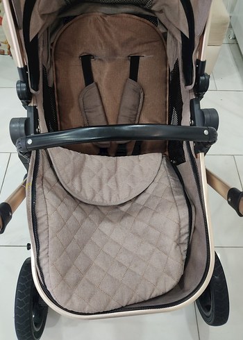 Bej Bebek Arabası - Görsel 10