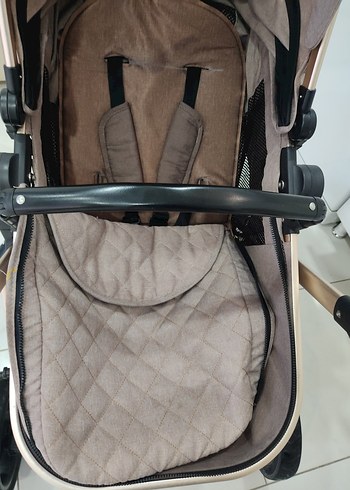 Bej Bebek Arabası - Görsel 9