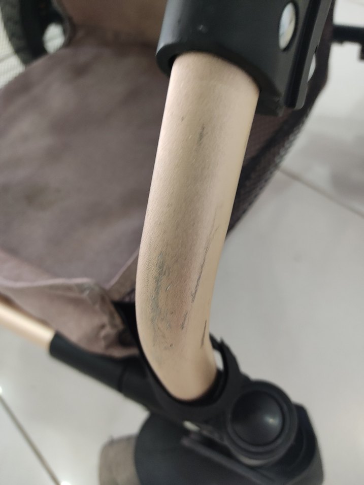 Bej Bebek Arabası - Görsel 5