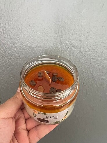 Diğer El Yapımı Jel Mum Kahveli