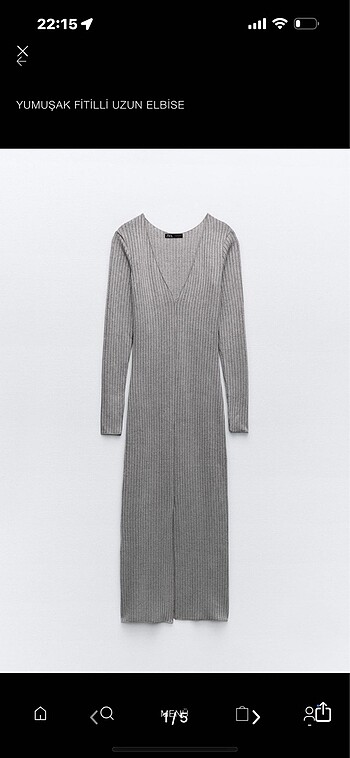 Zara triko elbise