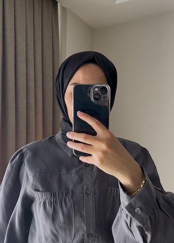 Zara Füme tesettür elbise