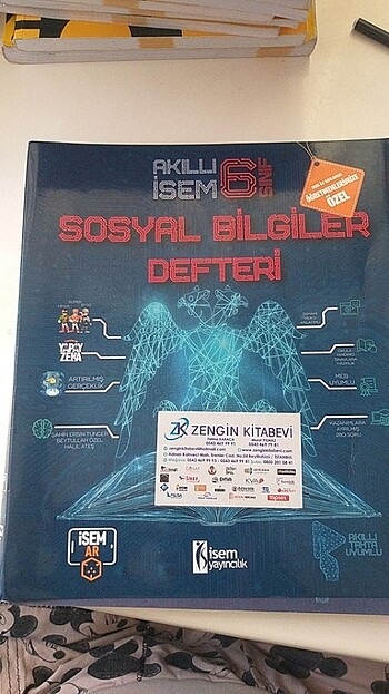 İsem yayıncılık /sosyal bilgiler akıllı yeni nesil defter 6 sını